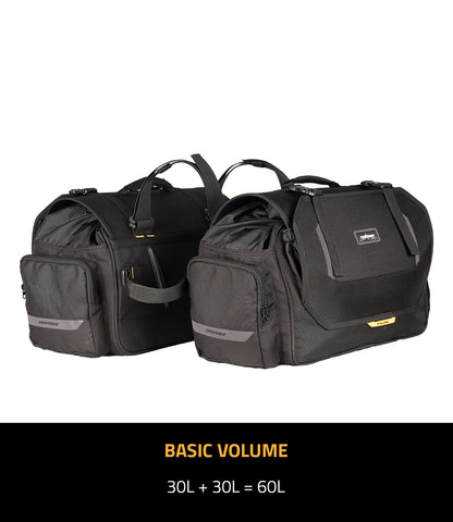 STALLION SADDLEBAGS 60L – STORMPROOF