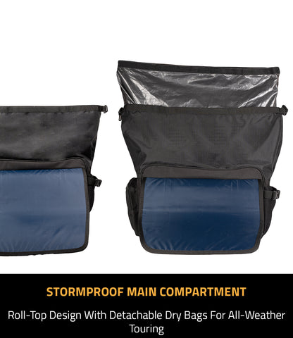 STALLION SADDLEBAGS 60L – STORMPROOF